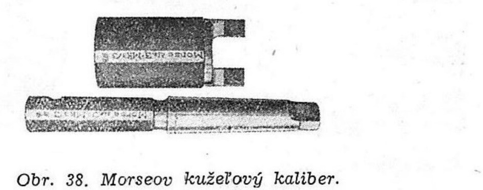 Obr. 38. Morseov kužeľový kaliber